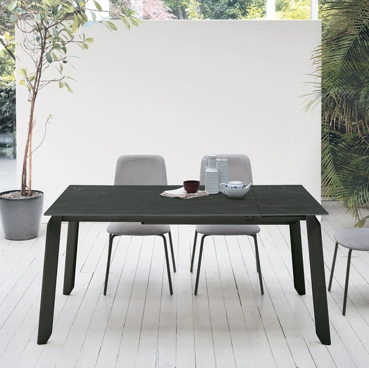 Tavolo allungabile in gres porcellanato Efesto di Target Point