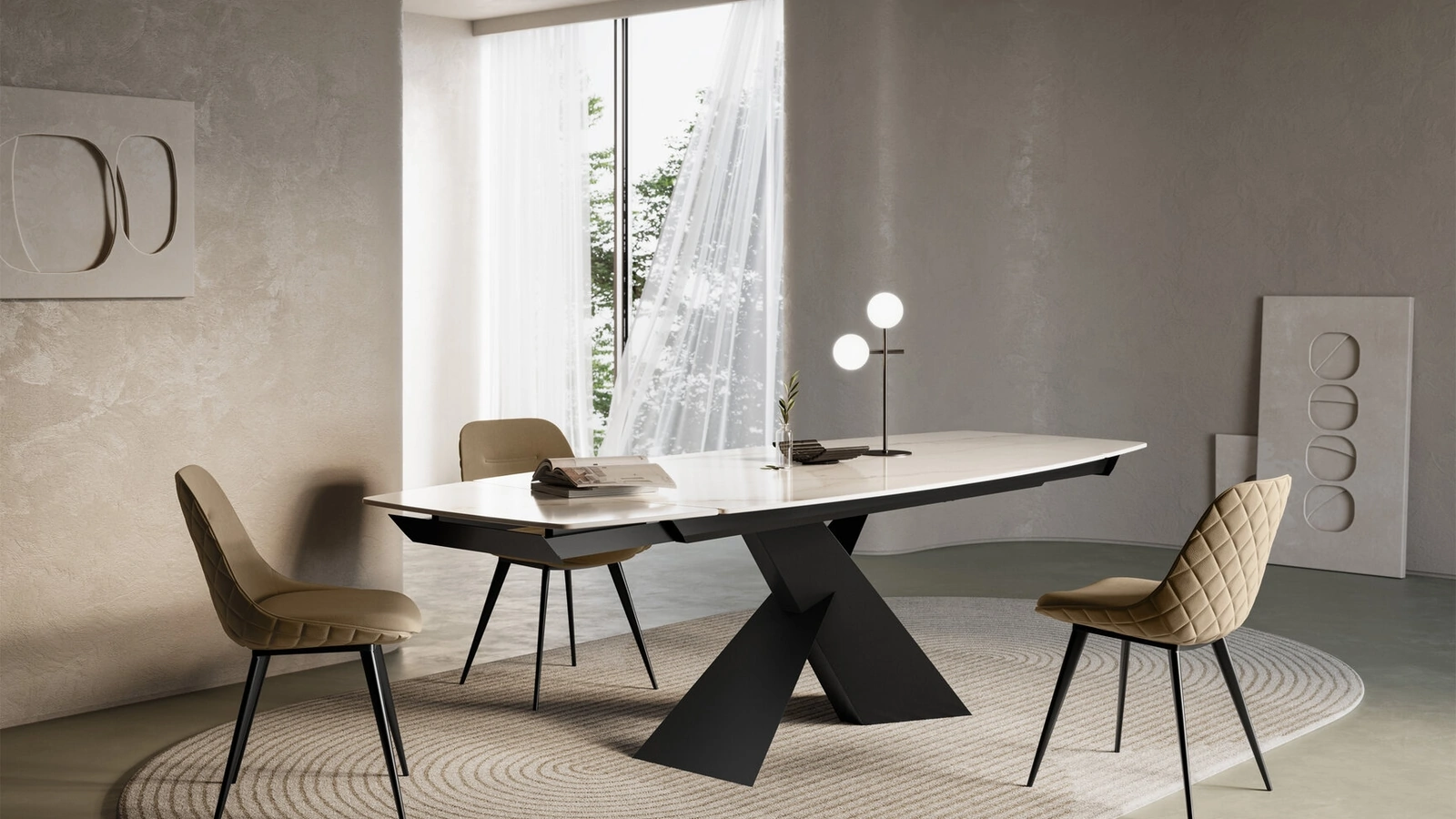 Tavolo allungabile Fox gres di Arredo3