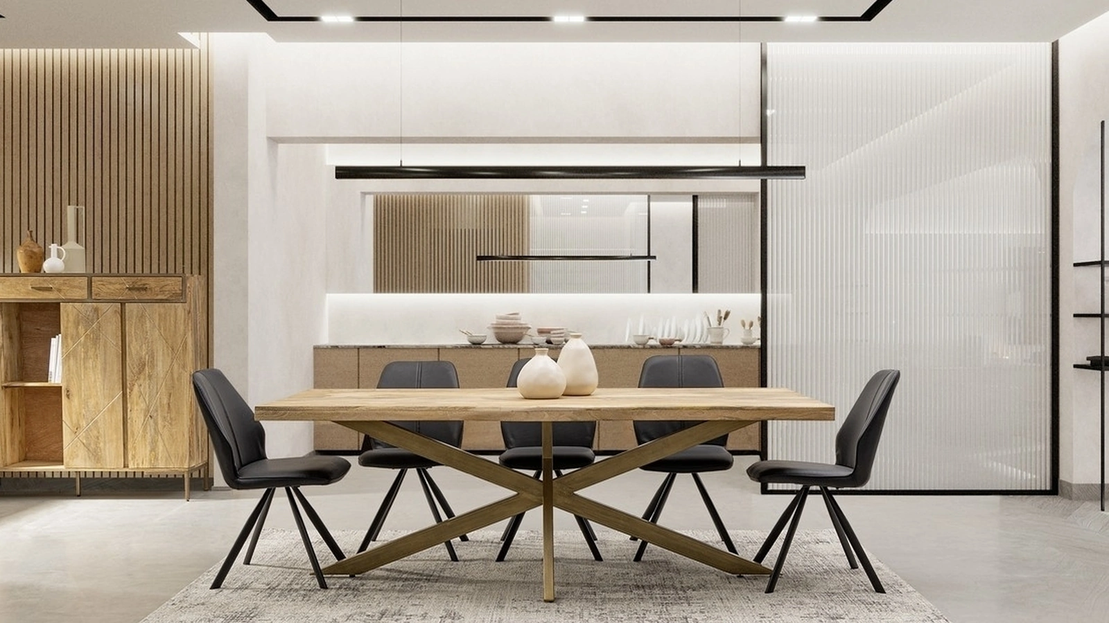 Tavolo in legno Jaidev di Bizzotto