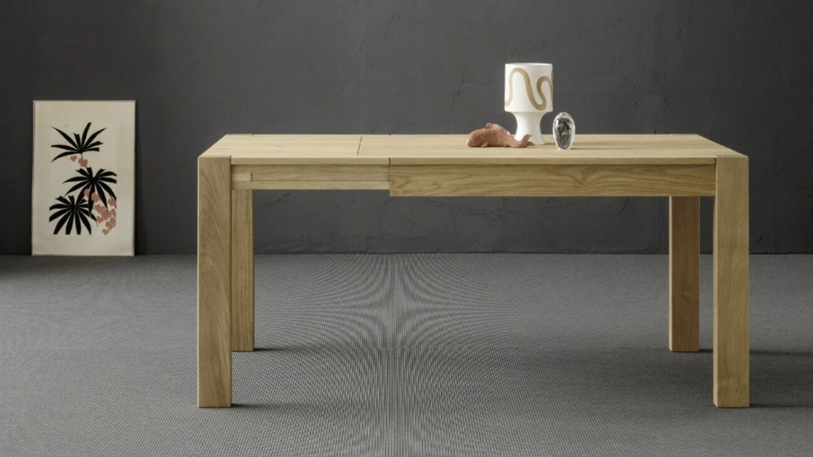 Tavolo allungabile Jolly in rovere massello di Alta Corte