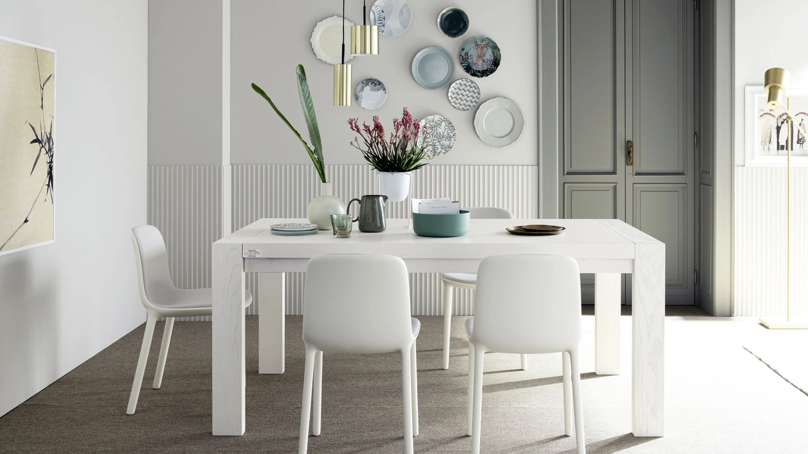 Tavolo moderno allungabile in rovere Montreal di Alta Corte