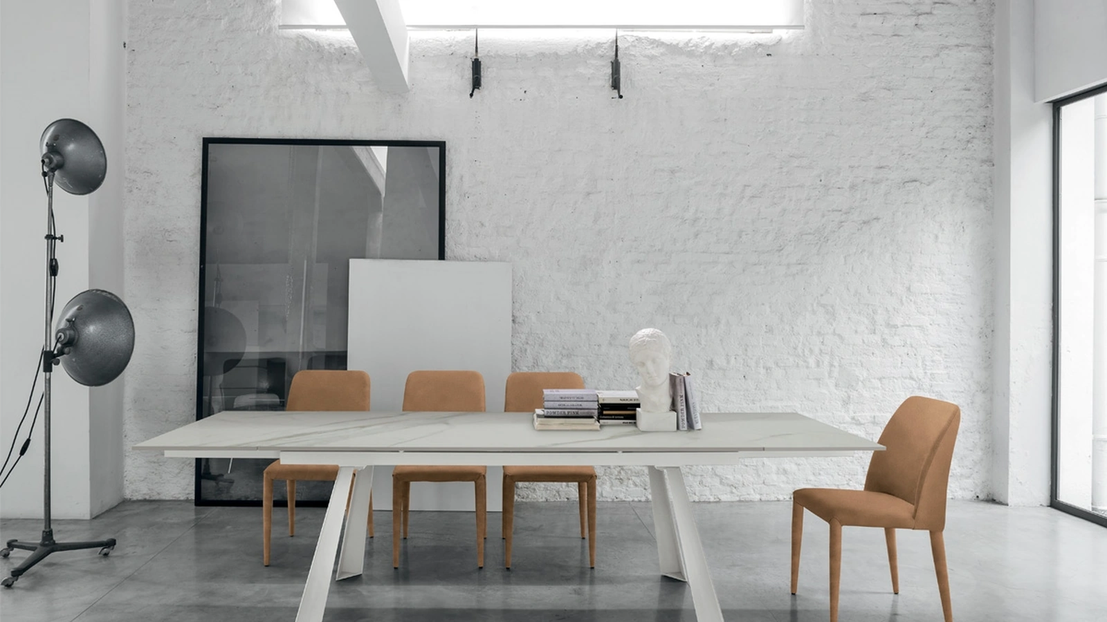 Tavolo allungabile Ponente in gres porcellanato di Target Point