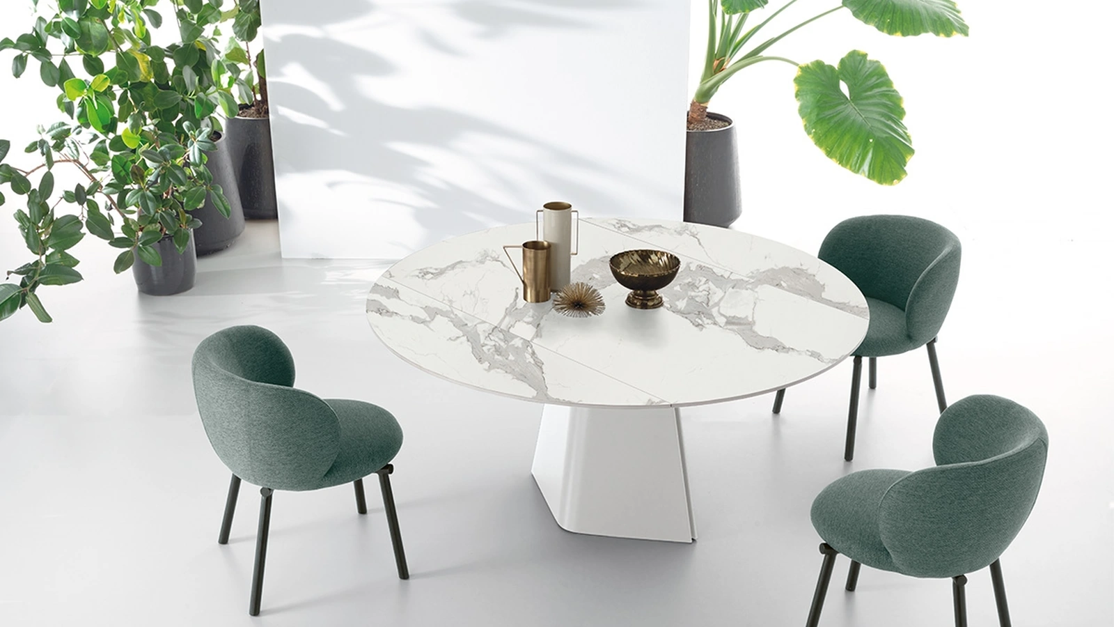 Tavolo rotondo allungabile Tay di Target Point