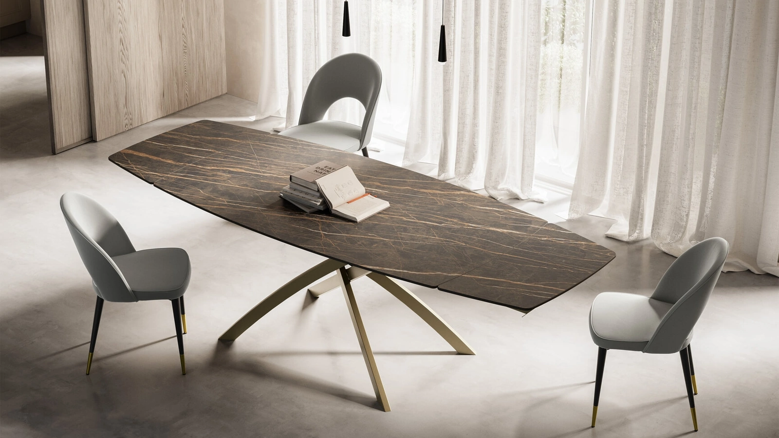 Tavolo allungabile Toledo gres di Arredo3