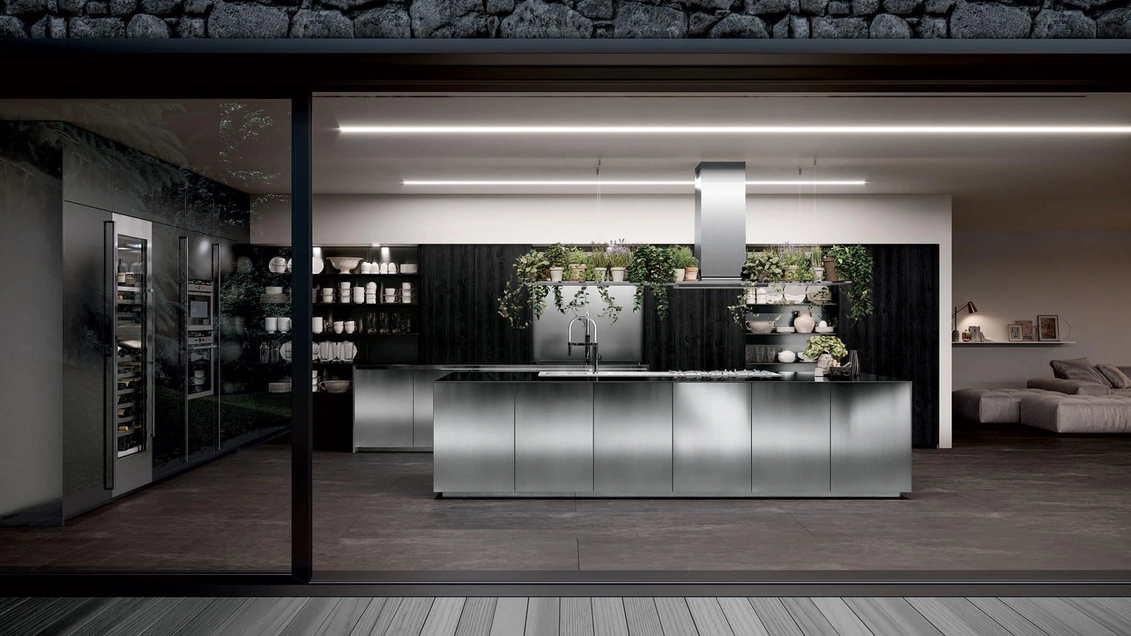 Cucina Design con isola Kyton Lab4|0 2 di Nova Cucina