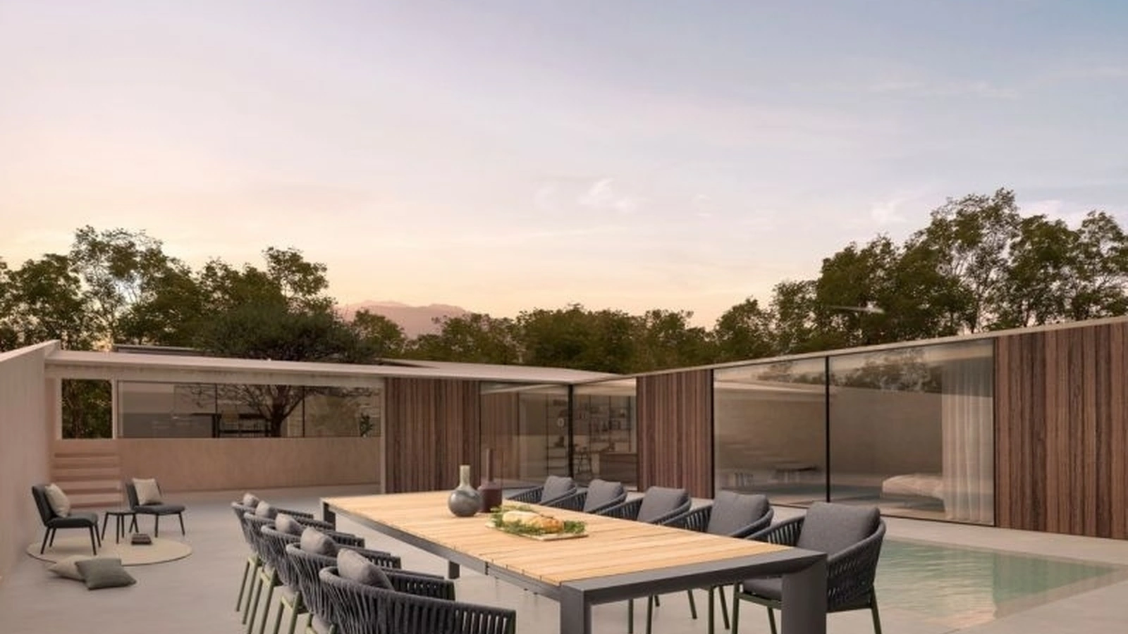 Tavolo in teak Cameron di Bizzotto