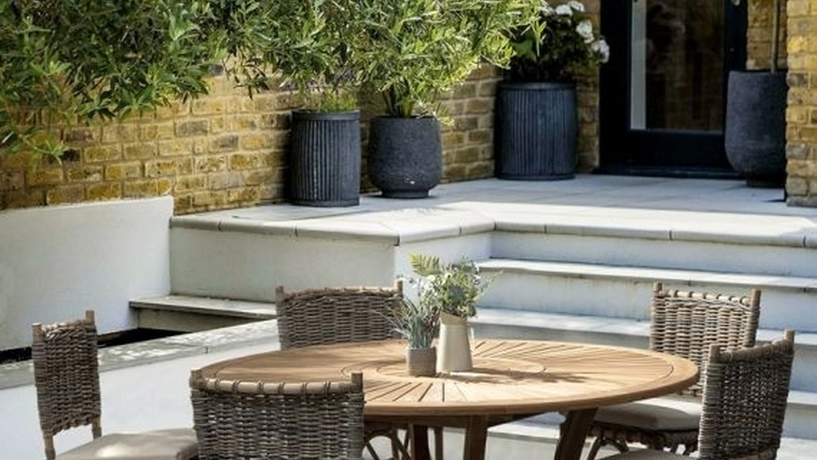 Tavolo rotondo in teak Maryland di Bizzotto