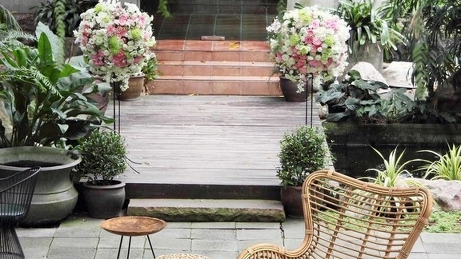 Poltrona in rattan Casilda di Bizzotto