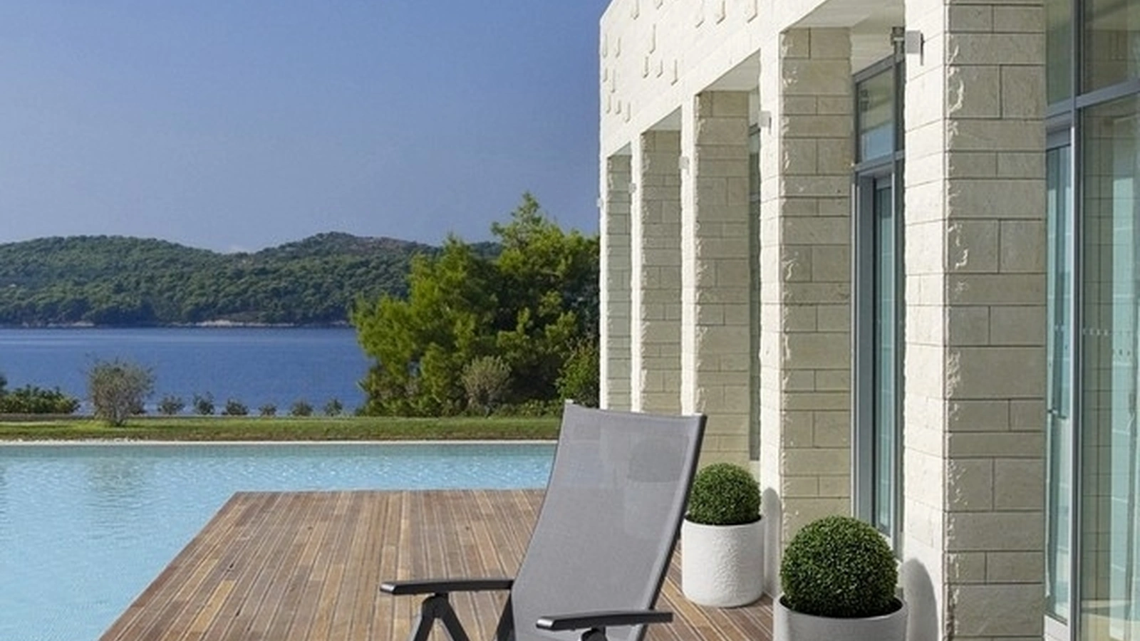 Poltrona da giardino Cruise pieghevole e reclinabile di Bizzotto