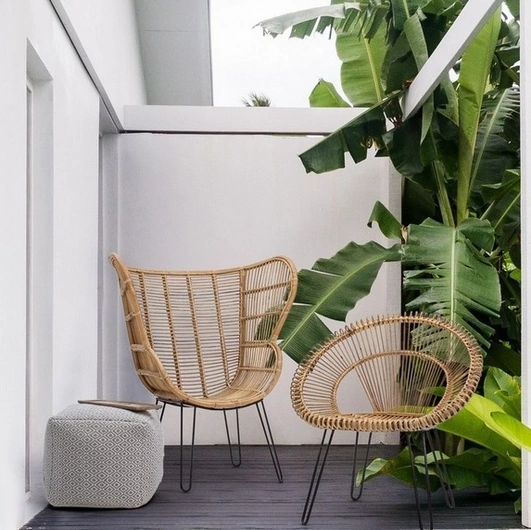 Poltroncine in rattan Esteban & Estefan di Bizzotto