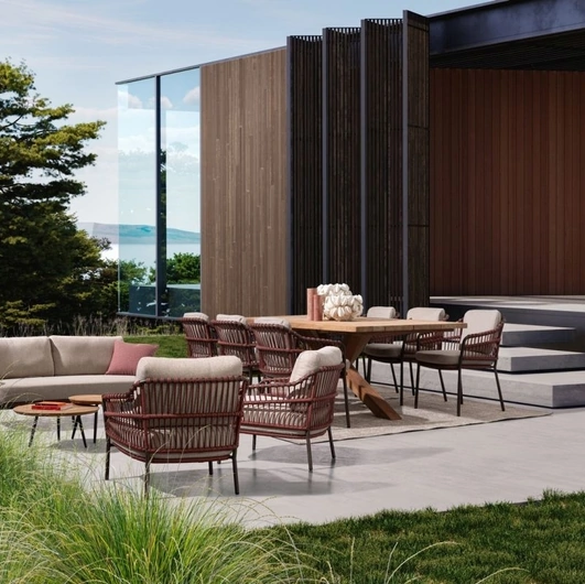 Tavolo Jersey in teak di Bizzotto