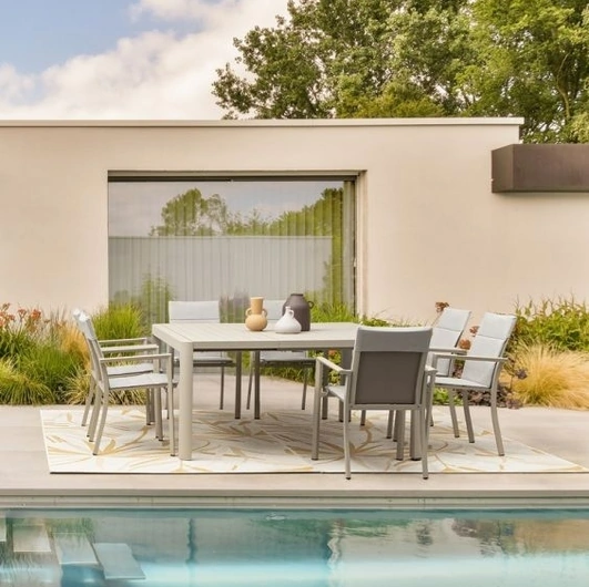 Tavolo quadrato allungabile Kiplin di Bizzotto