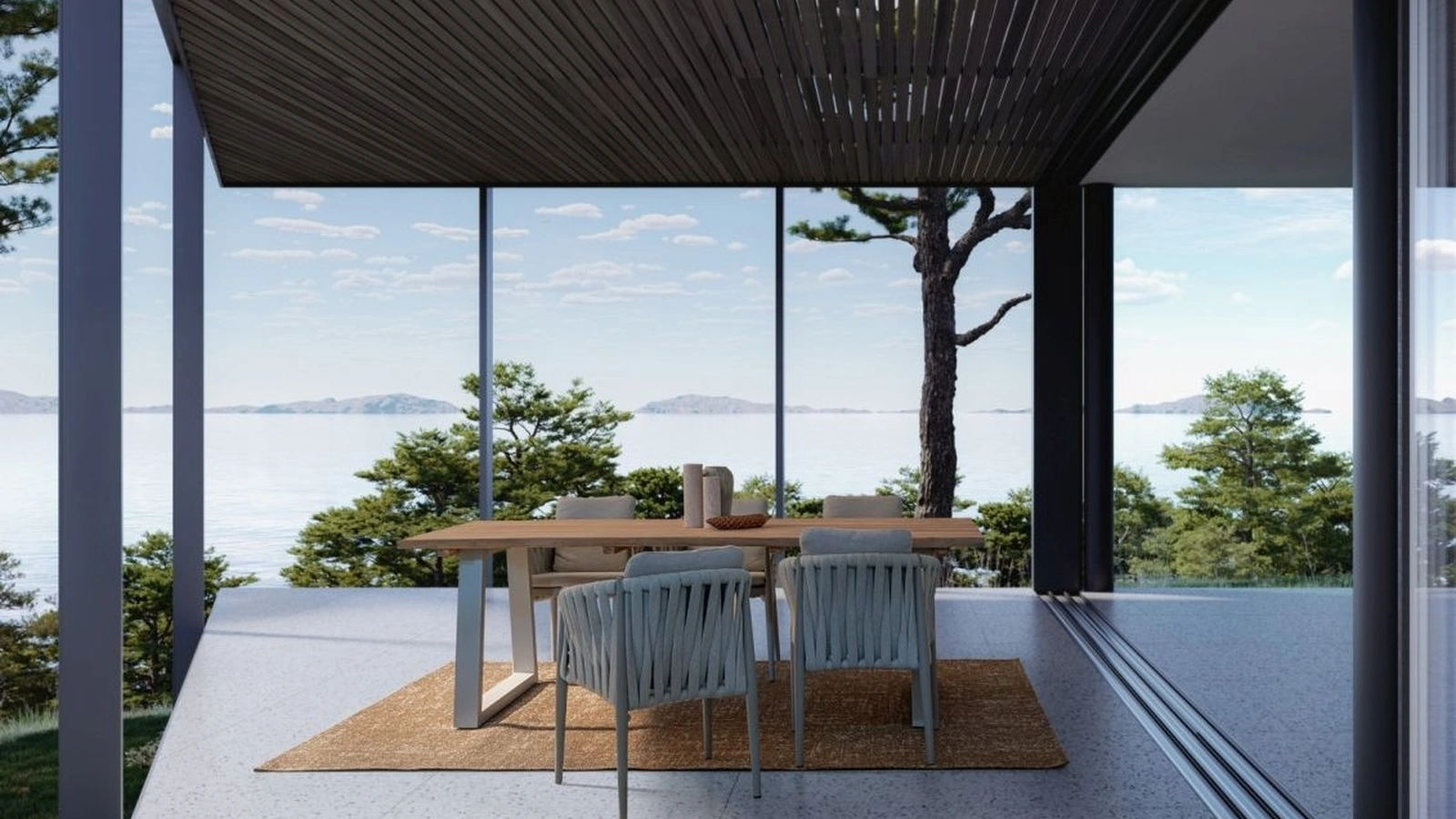 Tavolo con top in legno Legend di Bizzotto