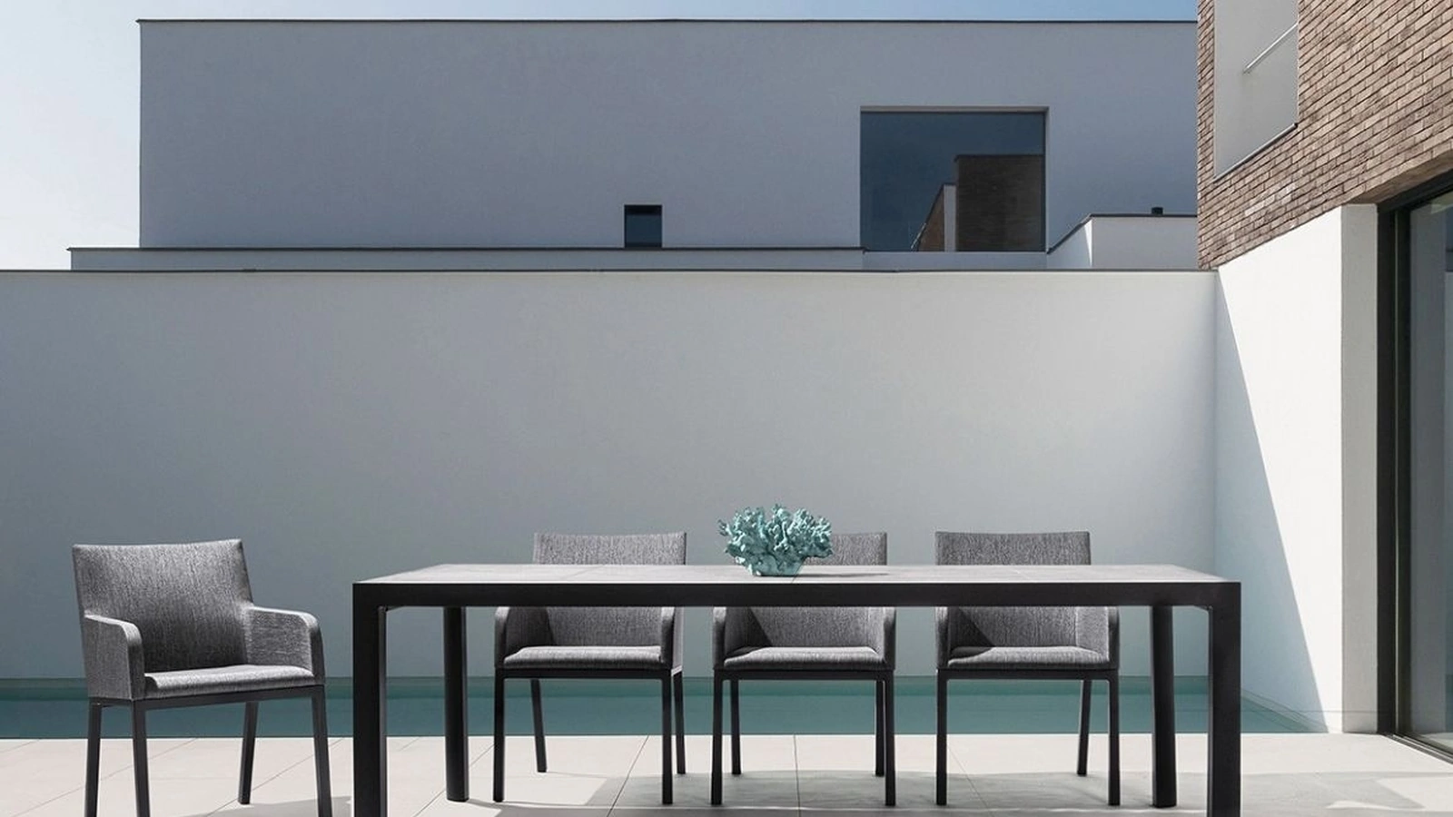 Tavolo con piano in ceramica Mason di Bizzotto