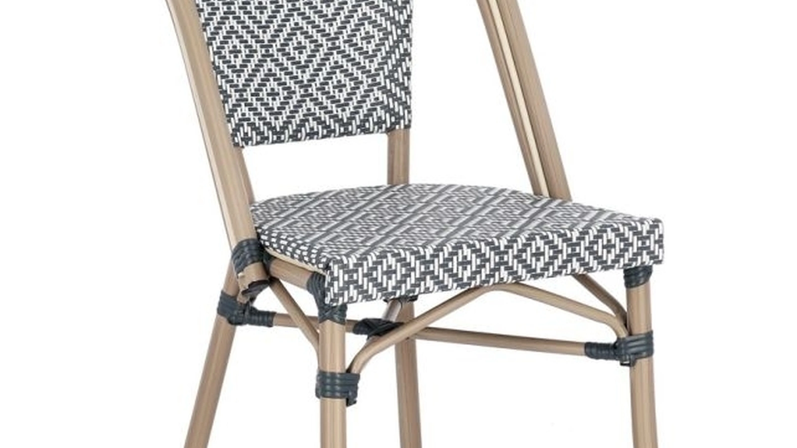 Sedia Silveira in tessuto e metallo di Bizzotto