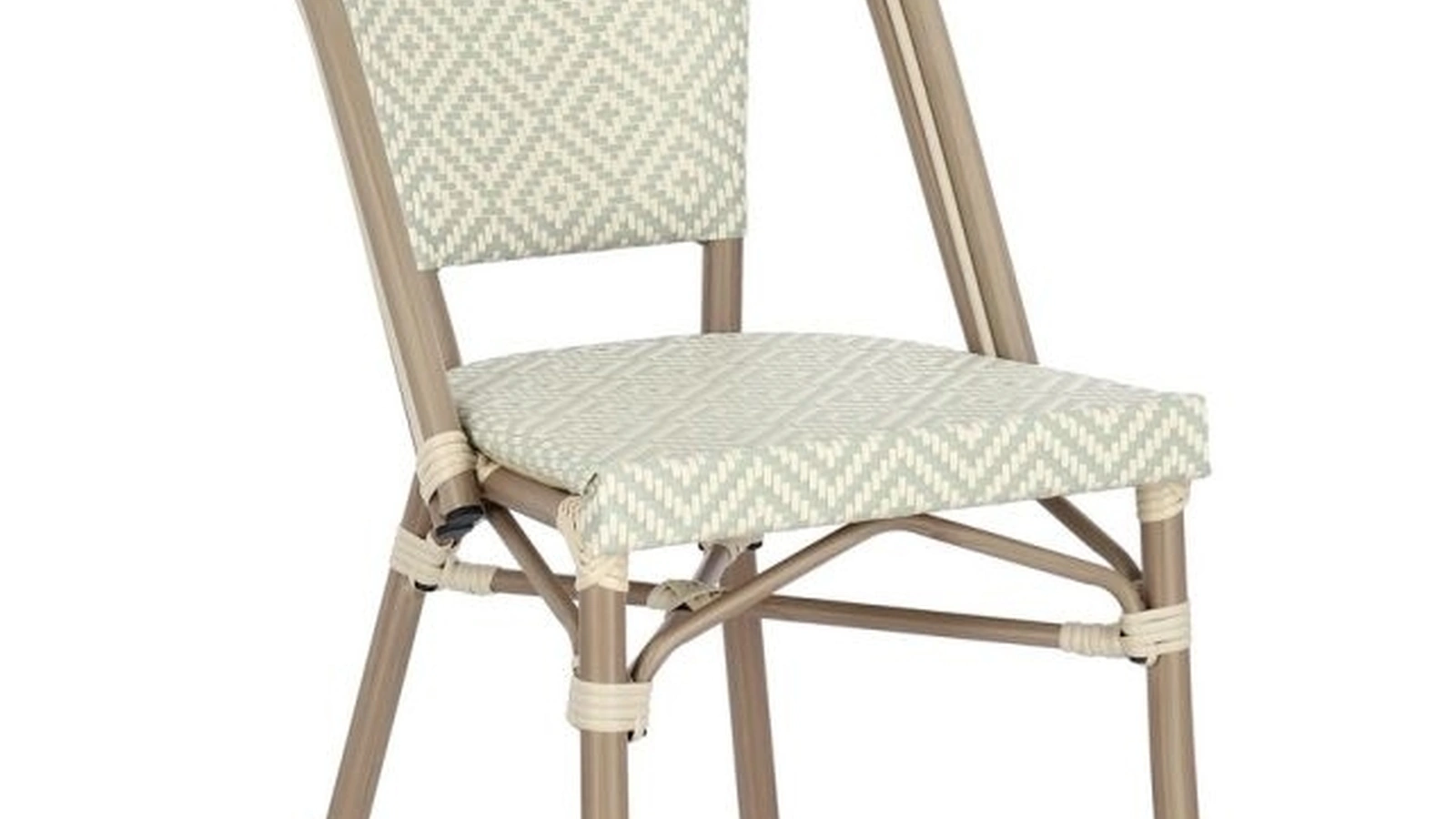 Sedia Silveira in tessuto e metallo di Bizzotto