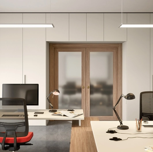 Armadio per Ufficio a ponte con varco 06C in melaminico di Cinquanta3