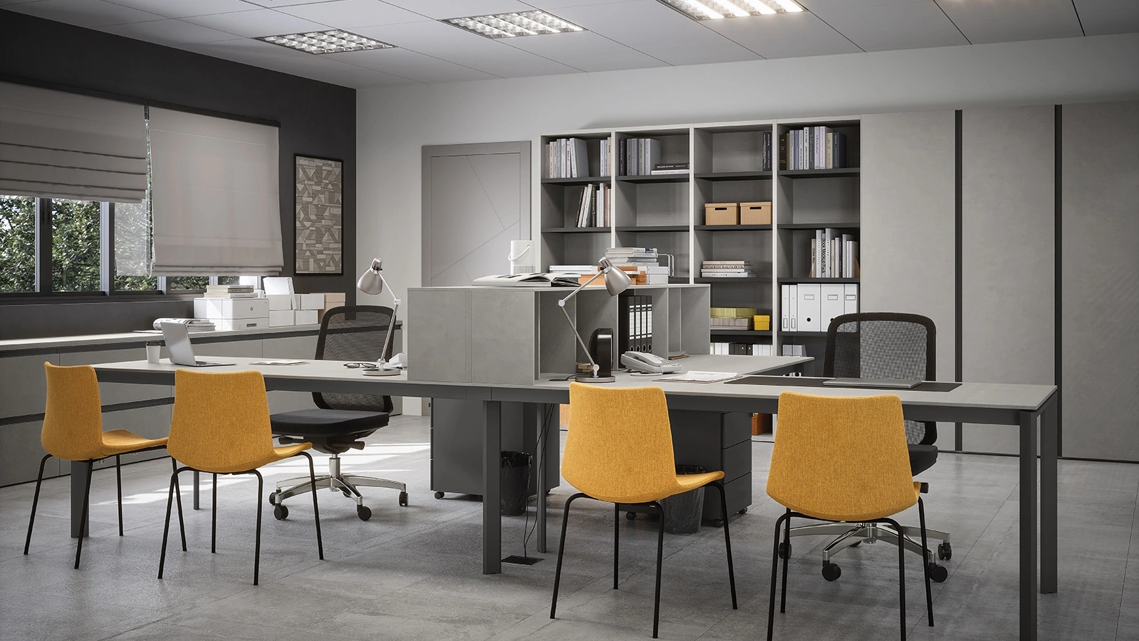 Mobile Ufficio Libreria 04A di Cinquanta3