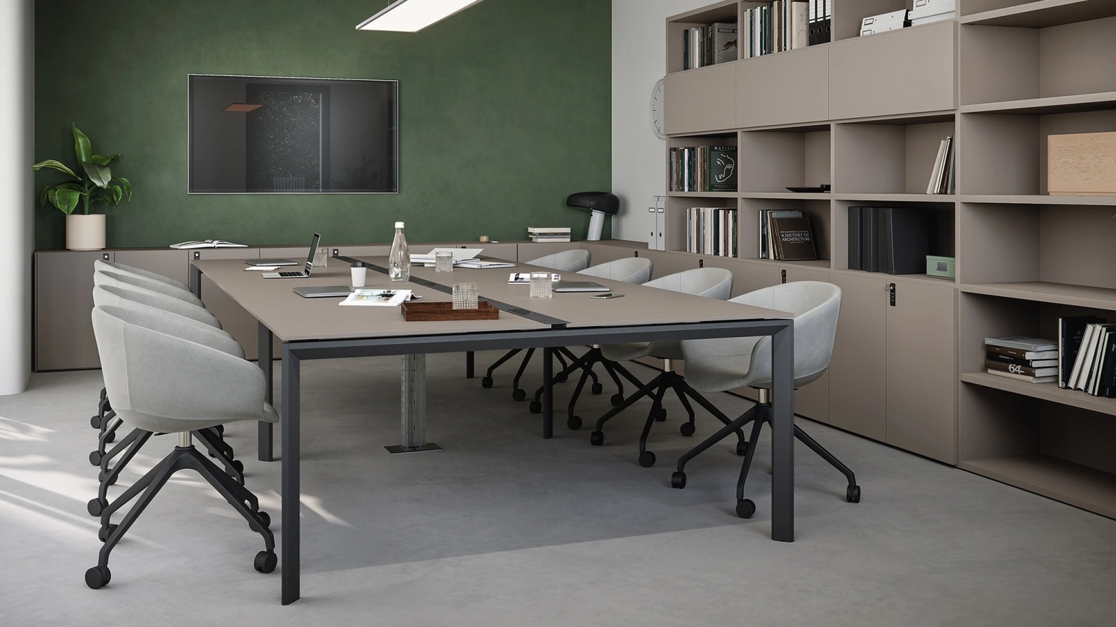 Sedia Operativa Cannes in tessuto di Cinquanta3